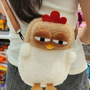 🐔🐔🐔BOGOHO 🐔🐔🐔Cute Chicken Bird Plush Crossbody Bag